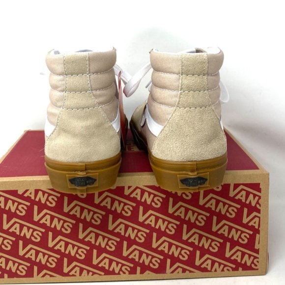 VANS Sk8-Hi Women Shoes Humus Gum Casual Sneakers Suede Canvas Skate VN0A38GEVS8 - Picture 4 of 7
